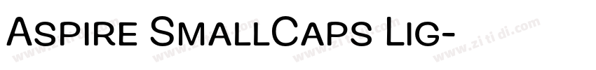 Aspire SmallCaps Lig字体转换 Aspire SmallCaps Lig字体转换